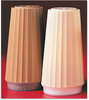 A Picture of product MKL-16010 Diamond Crystal Classic Disposable Shakers,  Salt/Pepper, White/Black, 1.5oz/4oz, 12 pk/Carton
