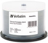 A Picture of product VER-94795 Verbatim® CD-R DataLifePlus Printable Recordable Disc,  700MB/80min, 52x, Spindle, White, 50/Pack