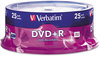 A Picture of product VER-95033 Verbatim® DVD+R Recordable Disc,  4.7GB, 16x, Spindle, Silver, 25/Pack