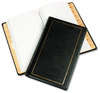 A Picture of product WLJ-039531 Wilson Jones® Looseleaf Corporation Minute Book,  Black Leather-Like Cover, 250 Unruled Pages, 8 1/2 x 14