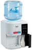 A Picture of product AVA-WD31EC Avanti Tabletop Thermoelectric Water Cooler,  13 1/4" dia. x 15 3/4h, White