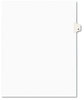 A Picture of product AVE-01407 Avery® Preprinted Style Legal Dividers Exhibit Side Tab Index 26-Tab, G, 11 x 8.5, White, 25/Set, (1407)