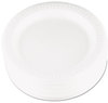 A Picture of product DRC-9PWQ Quiet Classic® Foam Plastic Laminated Dinnerware Plates. 9 in. diameter. White. 500 count. 9"