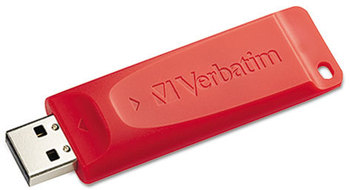 Verbatim® Store 'n' Go® USB Flash Drive. 64 GB. Red.