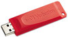 A Picture of product VER-97005 Verbatim® Store 'n' Go® USB Flash Drive. 64 GB. Red.
