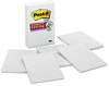 A Picture of product MMM-660SSGRID Post-it® Notes Super Sticky Grid Quad Ruled, 4" x 6", White, 50 Sheets/Pad, 6 Pads/Pack