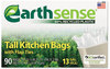 A Picture of product WBI-GES6FK90 Earthsense® Recycled Can Liners,  13gal, .7 Mil, 23 3/4 x 28, White, 90 Bags/Box