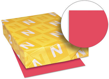 Neenah Paper Exact® Brights Paper,  8 1/2 x 11, Bright Magenta, 50 lb, 500 Sheets/Ream