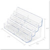 A Picture of product DEF-70801 deflecto® Business Card Holders,  Capacity 400 Cards, Clear