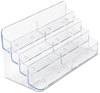 A Picture of product DEF-70801 deflecto® Business Card Holders,  Capacity 400 Cards, Clear