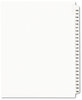 A Picture of product AVE-01335 Avery® Preprinted Style Legal Dividers Exhibit Side Tab Index 25-Tab, 126 to 150, 11 x 8.5, White, 1 Set, (1335)