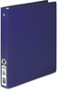 A Picture of product ACC-39713 ACCO ACCOHIDE® Poly Round Ring Binder,  35-pt. Cover, 1" Cap, Blue