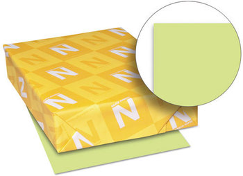Neenah Paper Exact® Brights Paper,  8 1/2 x 11, Bright Green, 50 lb, 500 Sheets/Ream