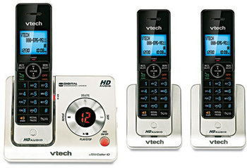 Vtech® LS6425-3 DECT 6.0 Cordless Voice Announce Answering System,