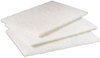 A Picture of product MMM-98 Scotch-Brite™ PROFESSIONAL Light-Duty Cleansing Pad 98. 6 X 9 in. White. 20/Pack, 3 Packs/Carton.