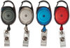 A Picture of product AVT-75552 Advantus® Carabiner-Style Retractable ID Reel,  30" Extension, Assorted Colors, 20/PK