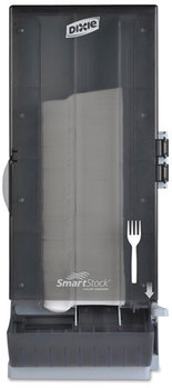 Dixie Ultra® SmartStock® Series-B Classic Combo Fork Dispenser. 10 X 8.78 X 24.75 in. Translucent Black.
