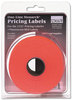 A Picture of product MNK-925075 Monarch® Easy-Load One-Line Labels for Pricemarker 1131,  7/16 x 7/8, Fluorescent Red, 2500/Pack