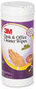 A Picture of product MMM-CL563 3M Desk & Office Cleaner Wipes,  Cloth, 7 x 8, 25/Canister
