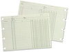 A Picture of product WLJ-GN2B Wilson Jones® Double Entry Ledger Form,  9-1/4 x 11-7/8, 100 Loose Sheets/Pack