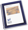 A Picture of product AVE-15766 Avery® Flexi-View® Binder with Round Rings 3 0.5" Capacity, 11 x 8.5, Navy Blue