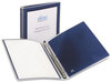 A Picture of product AVE-15766 Avery® Flexi-View® Binder with Round Rings 3 0.5" Capacity, 11 x 8.5, Navy Blue