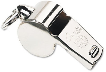 Champion Sports Whistle,  Heavy Weight, Metal, Silver