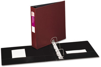 Avery® Durable Non-View Binder with Slant Rings,  11 x 8 1/2, 2", Burgundy