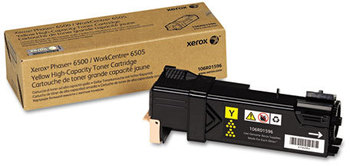 Xerox® 106R01597-106R01591 Toner 106R01596 High-Yield 2,500 Page-Yield, Yellow