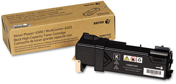 Xerox® 106R01597-106R01591 Toner 106R01597 High-Yield 3,000 Page-Yield, Black