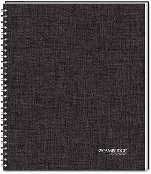 Cambridge® Wirebound Business Notebook,  Legal Rule, 8 1/2 x 11, 80 Sheets