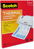 A Picture of product MMM-TP3854100 Scotch™ Laminating Pouches,  3 mil, 11 1/2 x 9, 100 per Pack