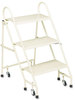 A Picture of product CRA-113019 Cramer® Steel Folding Three-Step Ladder,  3-Step, Beige