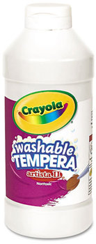 Crayola® Artista II® Washable Tempera Paint,  White, 16 oz