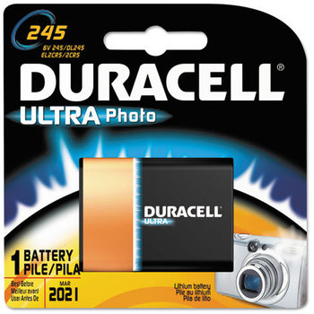Duracell® Ultra High-Power Lithium Batteries,  245, 6V