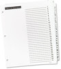 A Picture of product AVE-11680 Office Essentials™ Table 'n Tabs® Dividers 31-Tab, 1 to 31, 11 x 8.5, White, Set