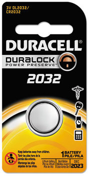 Duracell® Button Cell Battery,  Dl2032, 3V, 6/Box
