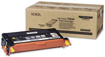 Xerox® 113R00719, 113R00720, 113R00721, 113R00722, 113R00723, 113R00724, 113R00725, 113R00726 Cart High-Yield Toner, 6,000 Page-Yield, Yellow