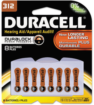 Duracell® Button Cell Battery, 312, 8/Pk