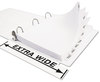 A Picture of product AVE-11223 Avery® Insertable Big Tab™ Dividers 8-Tab, 11.13 x 9.25, White, Clear Tabs, 1 Set