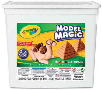 Crayola® Model Magic® Modeling Compound,  Assorted Natural Colors, 2 lbs.