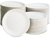 A Picture of product AJM-PP9GREWH AJM Packaging Corporation Paper Plates,  9" Diameter, 100/Pack, 10 Packages/Case.