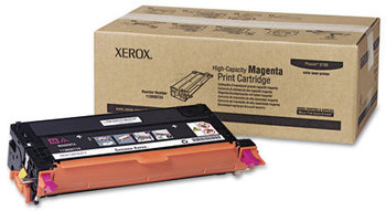 Xerox® 113R00719, 113R00720, 113R00721, 113R00722, 113R00723, 113R00724, 113R00725, 113R00726 Cart High-Yield Toner, 6,000 Page-Yield, Magenta