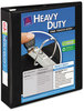 A Picture of product AVE-79692 Avery® Heavy-Duty View Binder with DuraHinge® and One Touch EZD® Rings 3 2" Capacity, 11 x 8.5, Black