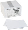 A Picture of product CLI-89007 C-Line® PVC ID Badge Card,  3 3/8 x 2 1/8, White, 100/Pack