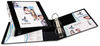 A Picture of product AVE-79692 Avery® Heavy-Duty View Binder with DuraHinge® and One Touch EZD® Rings 3 2" Capacity, 11 x 8.5, Black