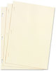 A Picture of product WLJ-90130 Wilson Jones® Minute Book Refill Ledger Sheets,  Ivory Linen, 14 x 8-1/2, 100 Sheet/Box