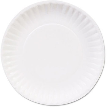 Dixie Basic™ Clay Coated Paper Plates,  6", White, 100/Pack