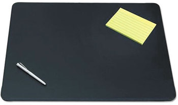 Artistic® Sagamore Desk Pad,  24 x 19, Black