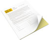 A Picture of product XER-3R12850 xerox™ Vitality™ Multipurpose Carbonless Paper 2-Part 8.5 x 11, Canary/White, 5,000/Carton